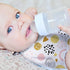Sublimation Blank Baby Burp Cloths 5 Pieces Blank Baby Bibs Soft Absorbent Burping Cloth Solid White Unisex Boys Girls Burp Cloth Set Newborn Towe...